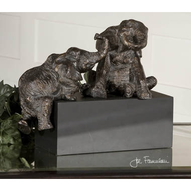 Design Toscano See, Hear, Speak No Evil Elephant Trio Figurine